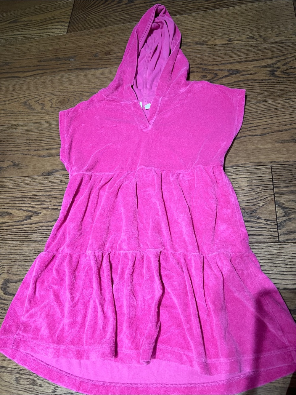 GAP Pink Hooded Kids Swim Coverup